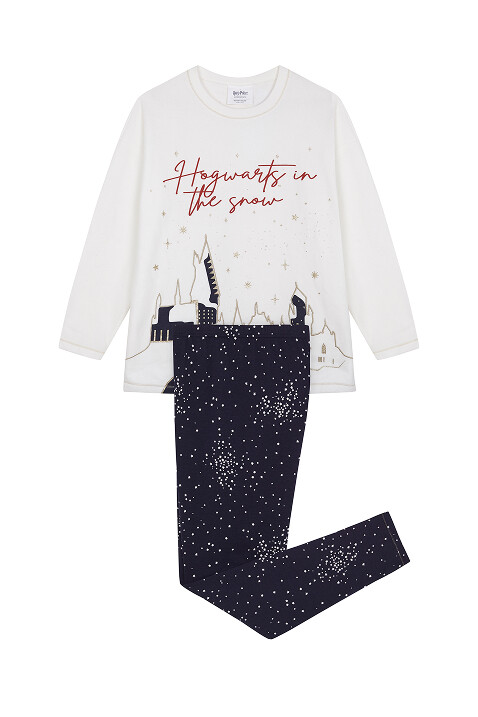 Pijama polar estampado
