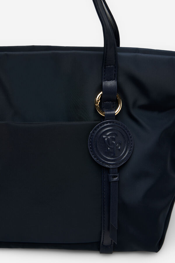 Cortefiel Shopper nylon logo pq Navy