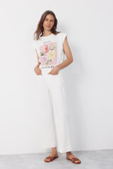 Cortefiel Camiseta estampada Multicolor