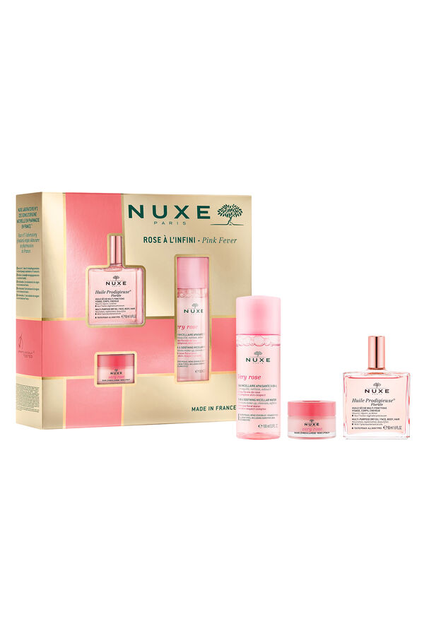 Nuxe Tratamiento facial rosa Coffret La vie en rose Nuxe Beige