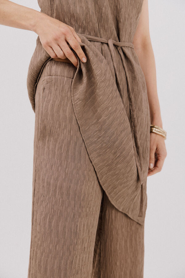 Cortefiel Pantal&oacute;n ancho Brown