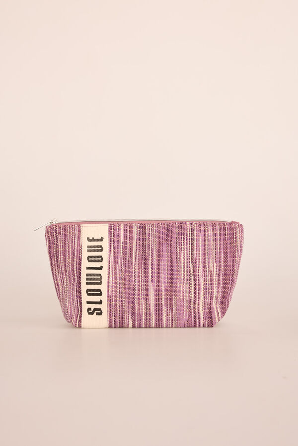 Slowlove Neceser tejido Lila