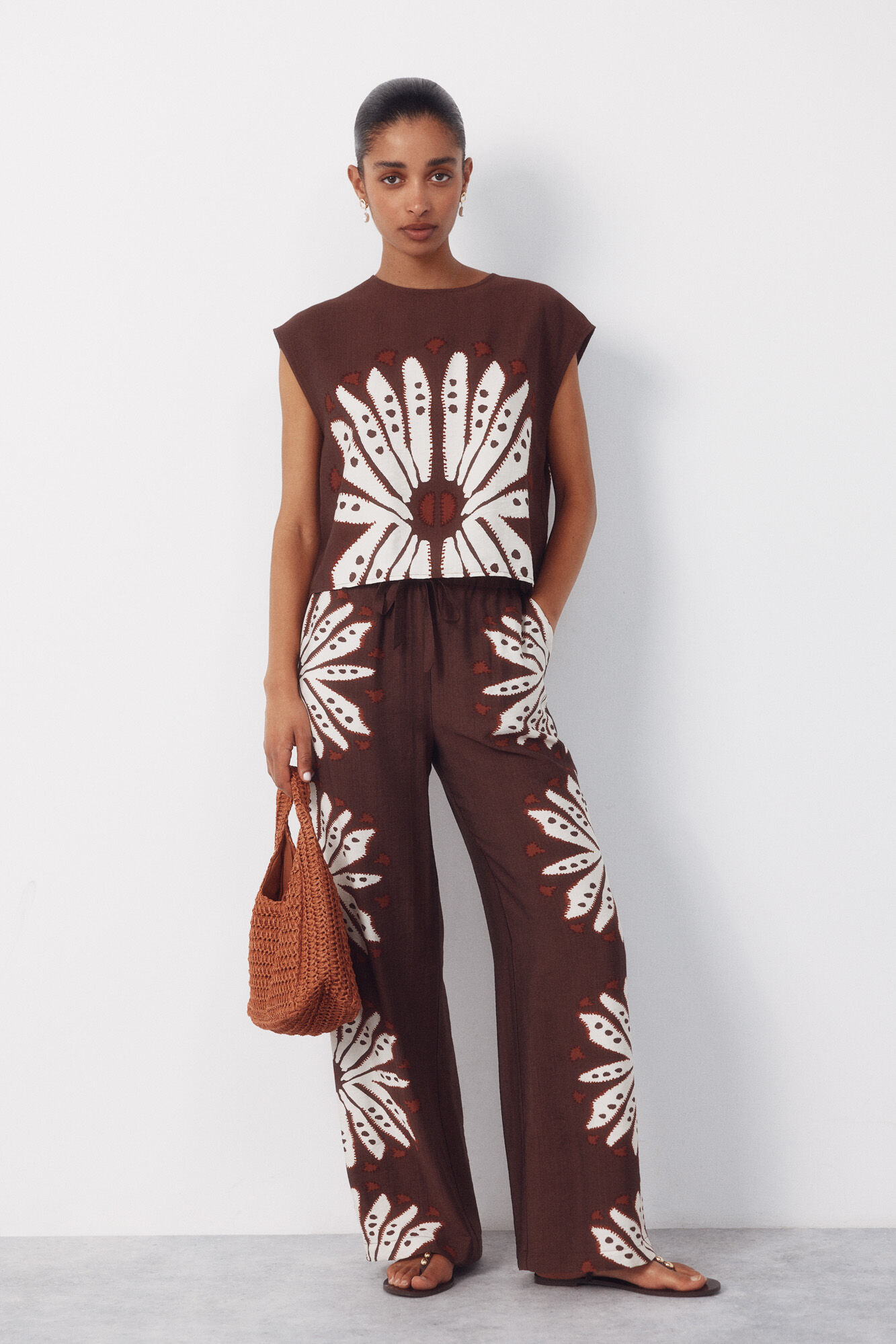 Cortefiel Bolso hobo trenzado