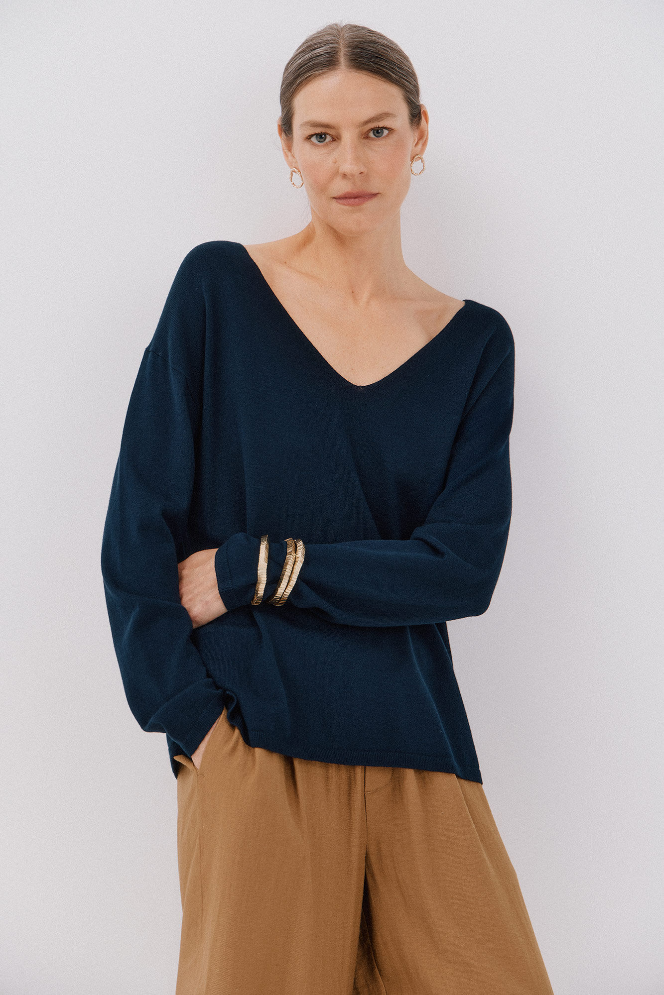 Cortefiel Jersey escote pico