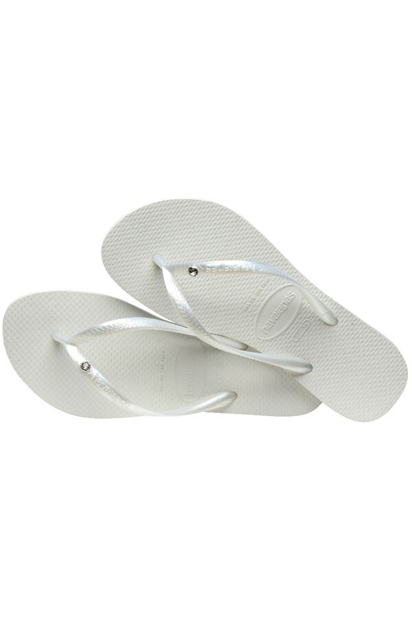 Havaianas Slim Crystal SW II Blanco
