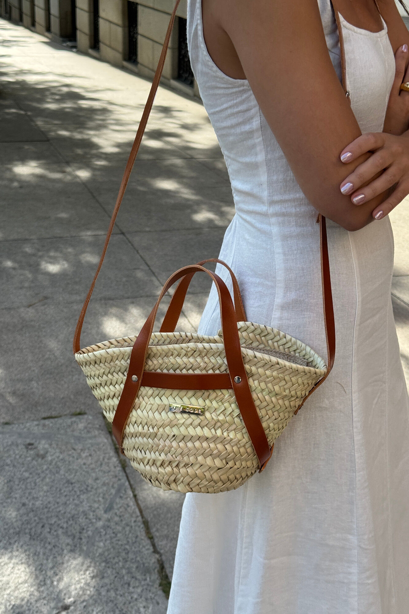 The Code Bolsa tote de pele Verona