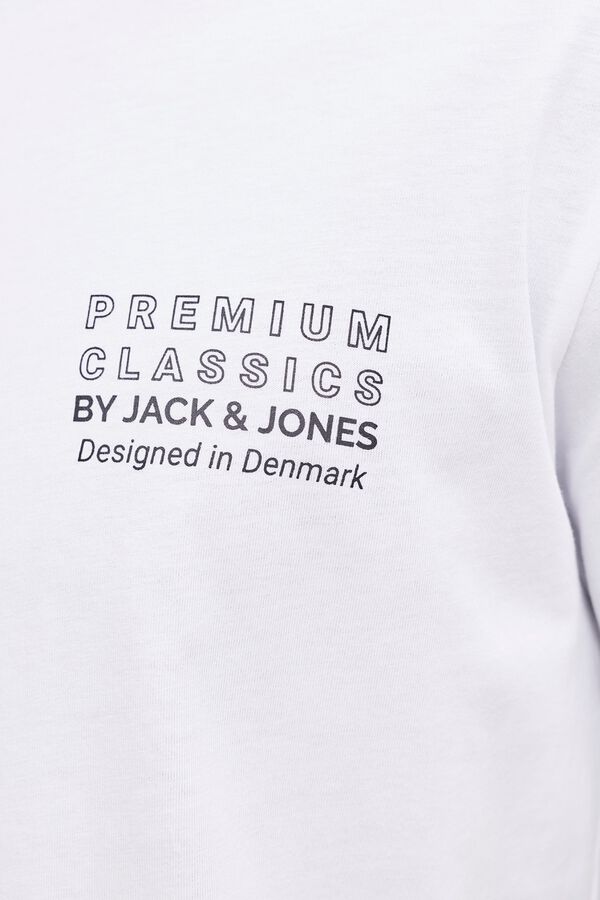 Jack & Jones T-shirt logo regular fit Branco
