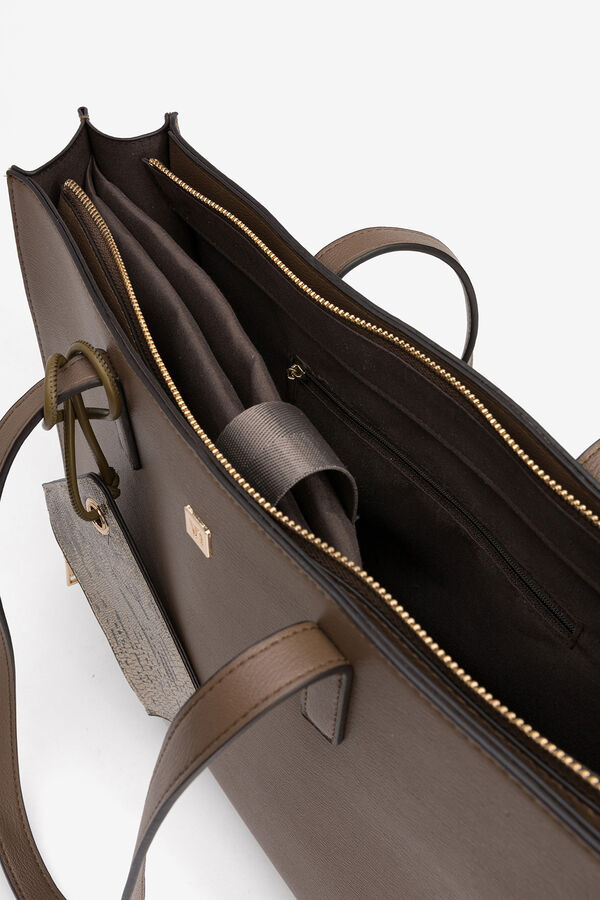 Vilanova Bolso Office con Bolsita Marr&oacute;n