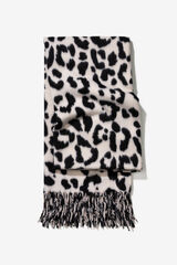 Vilanova Bufanda Estampado Leopardo Beige