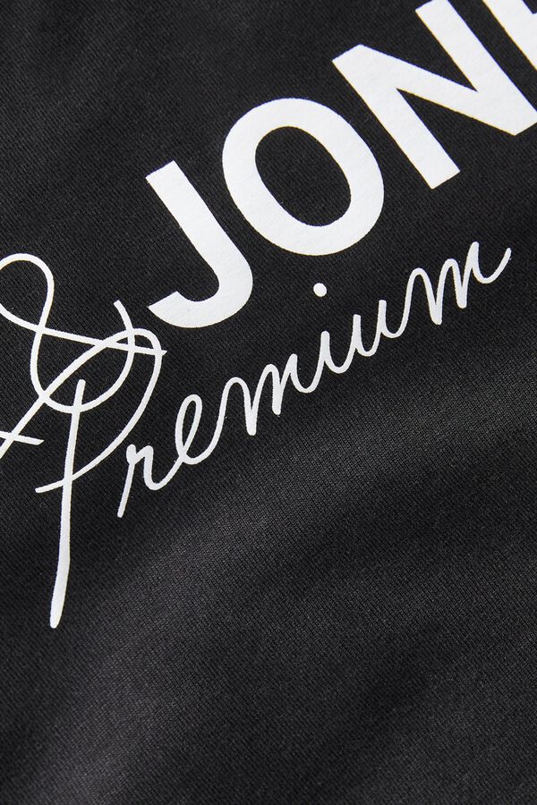 Jack & Jones Camiseta logo manga corta Negro