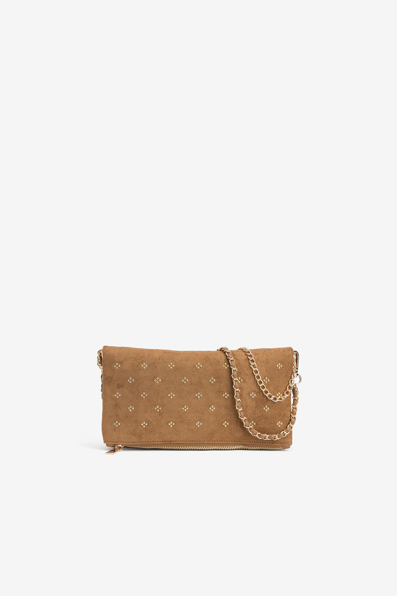 Vilanova Bolso con Efecto Gamuza con Tachuelas