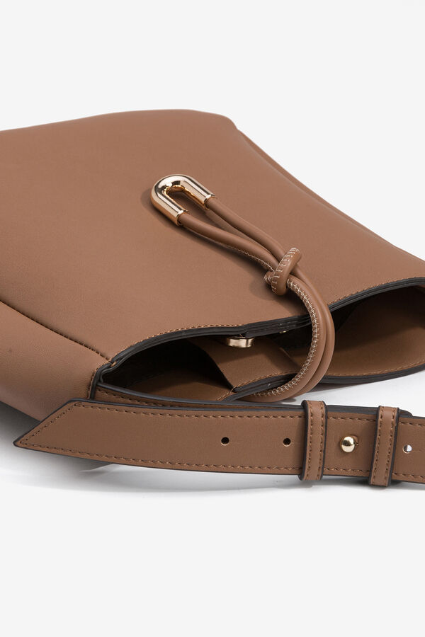 Vilanova Faux leather shoulder handbag, bag Brown