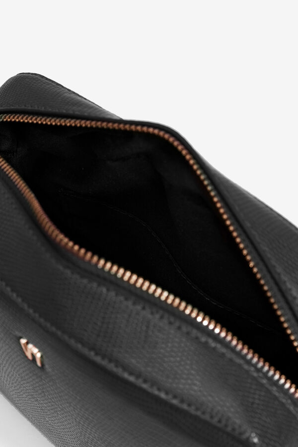 Vilanova Bolso Bandolera Efecto Serpiente Black