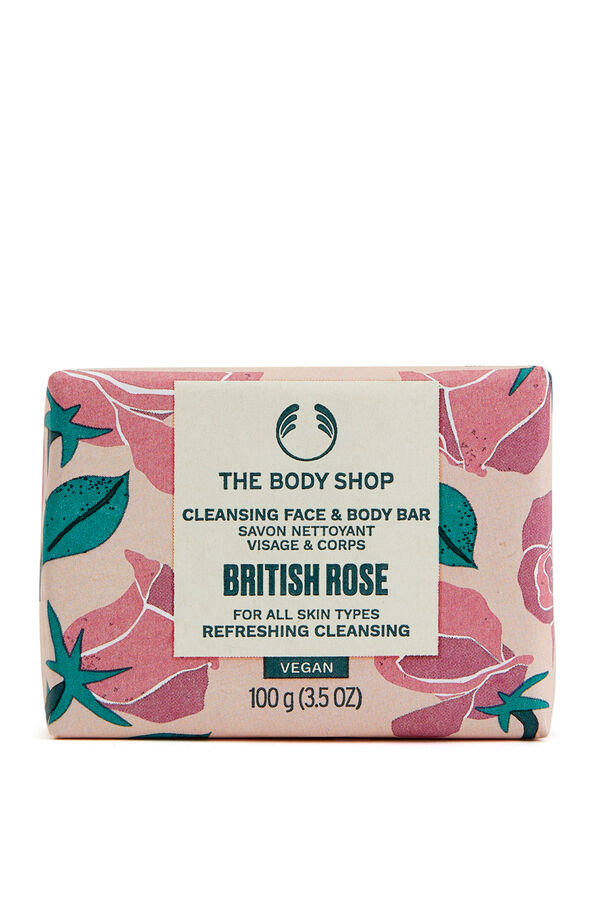 The Body Shop Barra S&oacute;lida Facial y Corporal de Rosa Brit&aacute;nica Multicolor