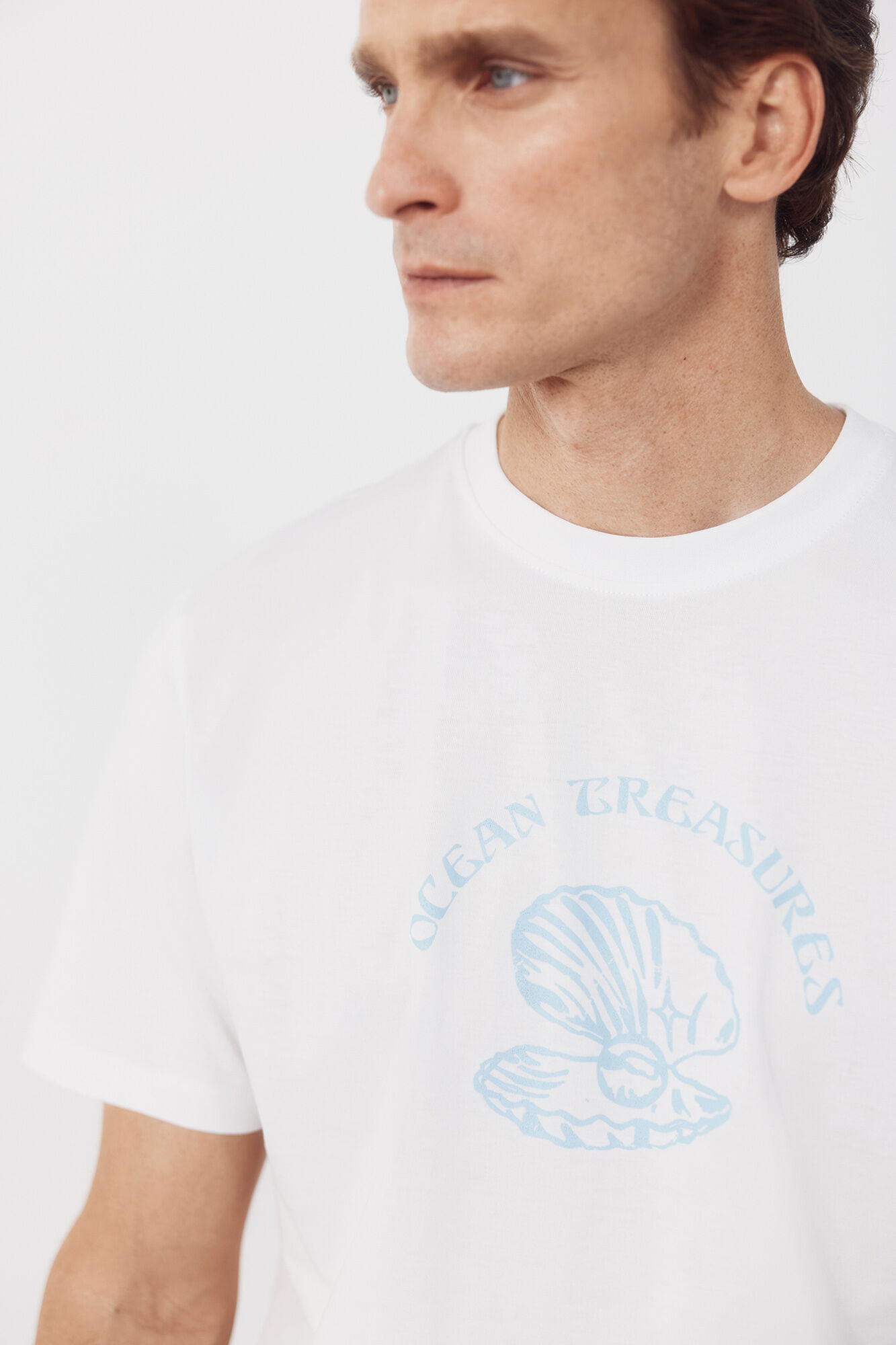 Cortefiel Camiseta gr&aacute;fica pearl