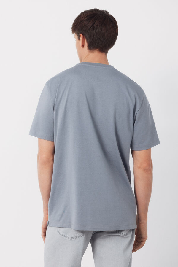 Cortefiel Camiseta b&aacute;sica Gris