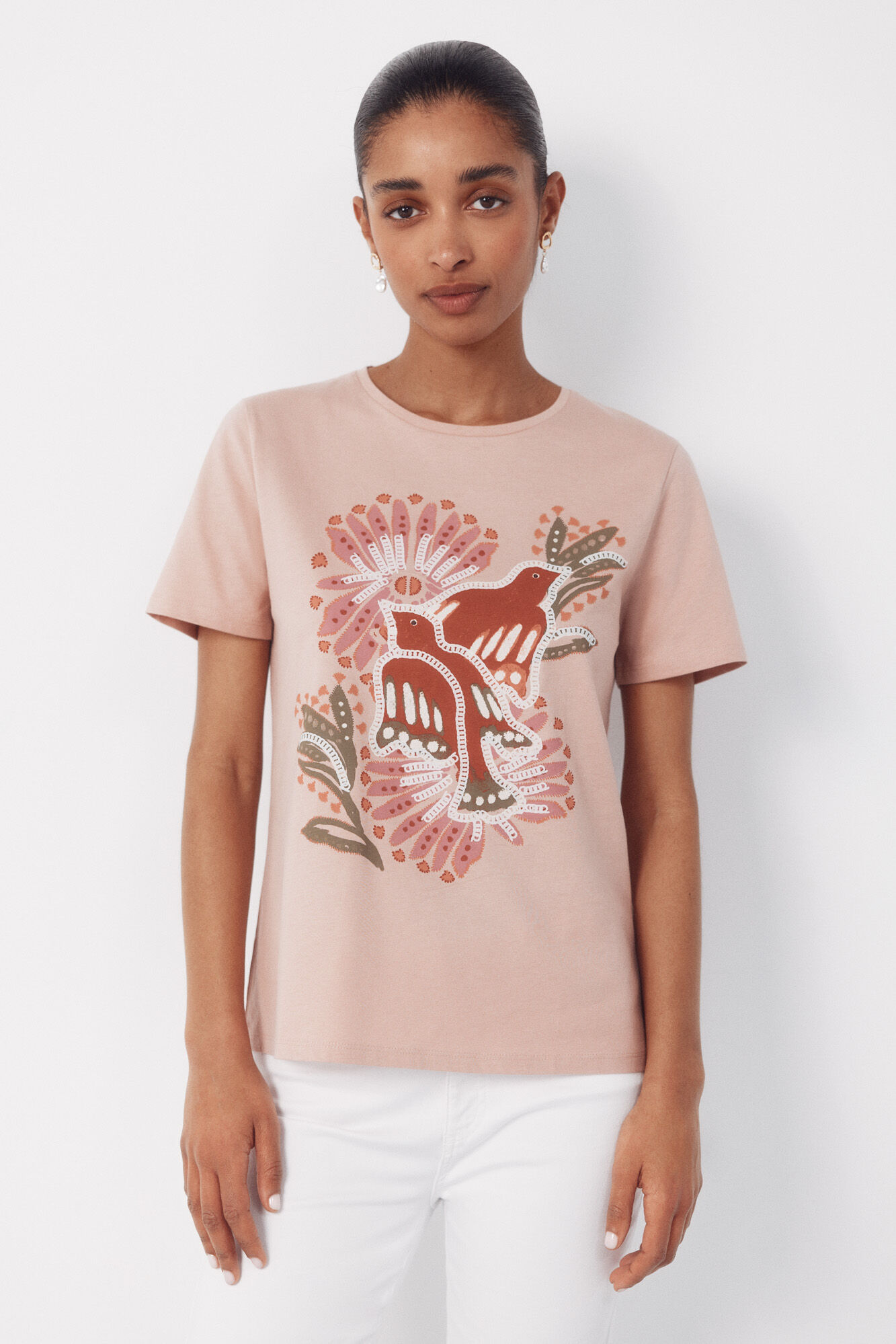 Cortefiel Camiseta estampada