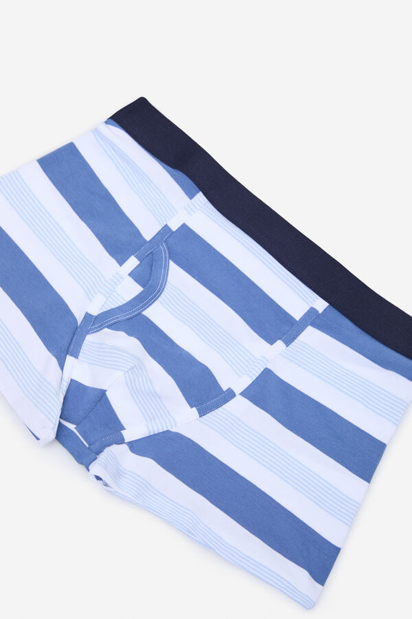 Cortefiel Jersey-knit boxers Blue