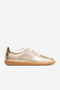Cortefiel Zapatilla dorada