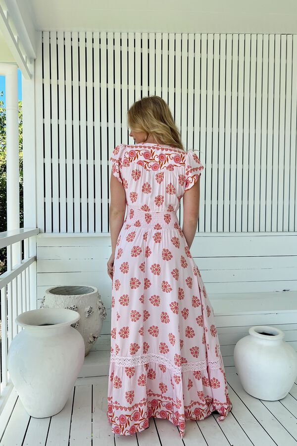 Jaase Vestido largo Romi Rosa