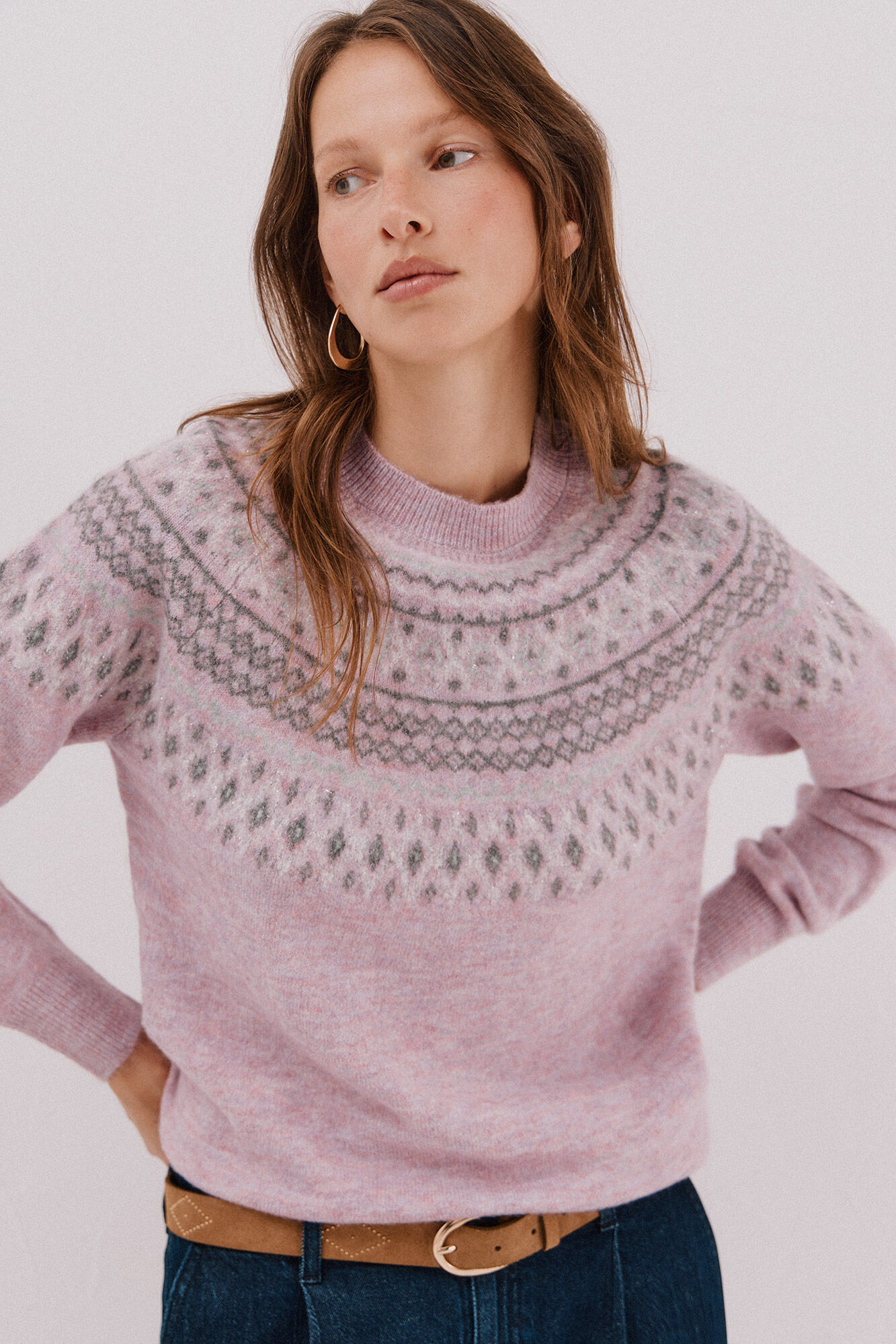 Cortefiel Camisola jacquard posicional