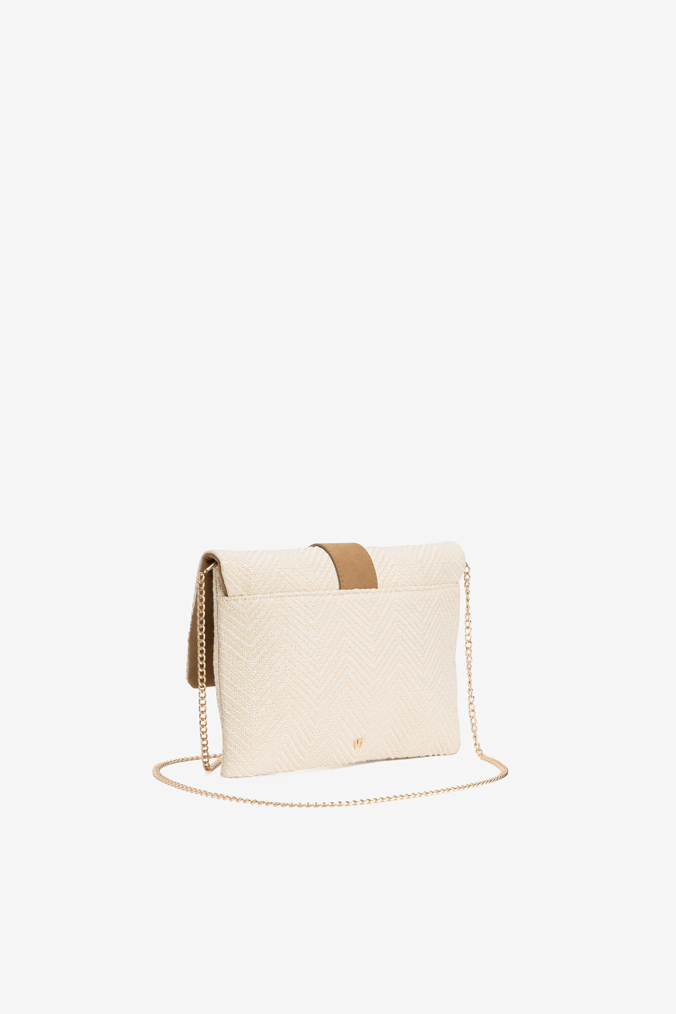 Vilanova Mala clutch bordada com contraste