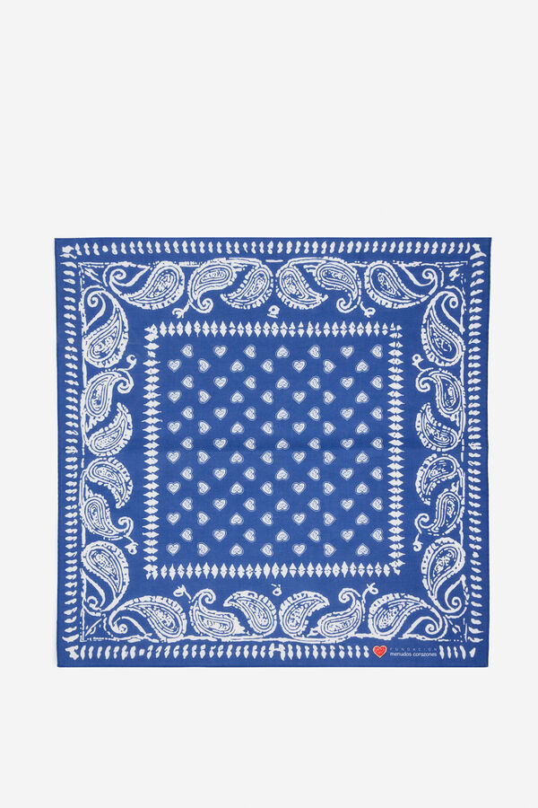 Cortefiel Little hearts bandana Navy