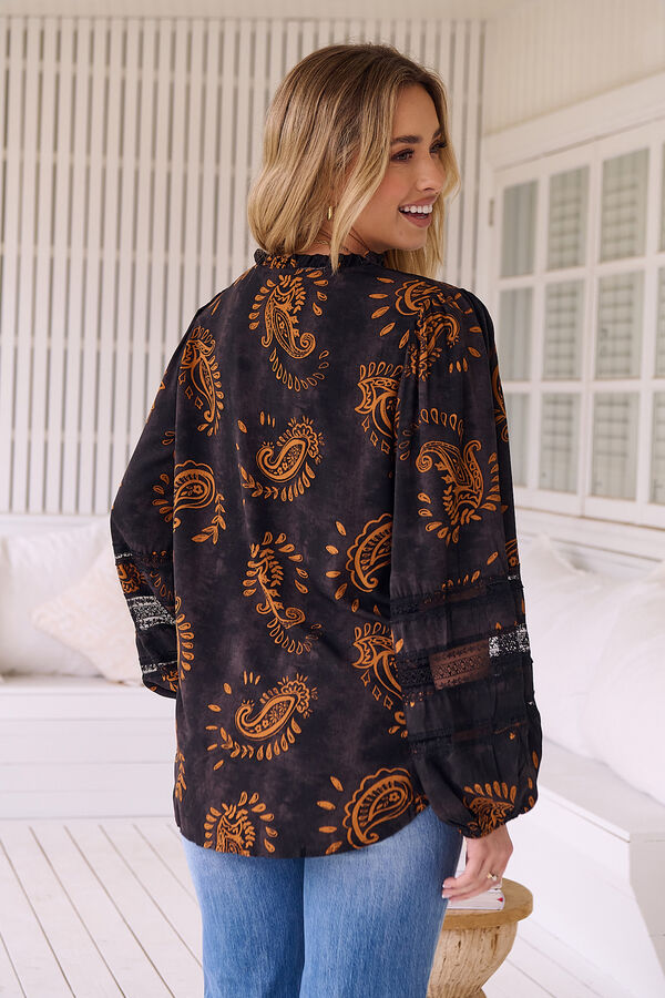 Jaase Blusa estampado Eliza Milan Castanho