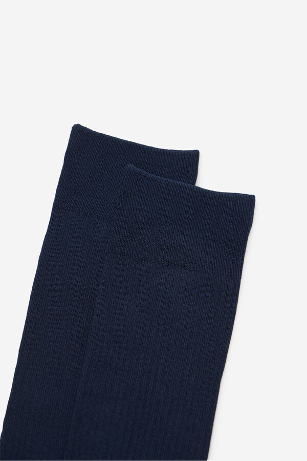 Cortefiel Plain sock with coolmax Navy