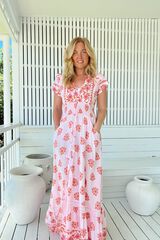 Jaase Vestido largo Romi Rosa