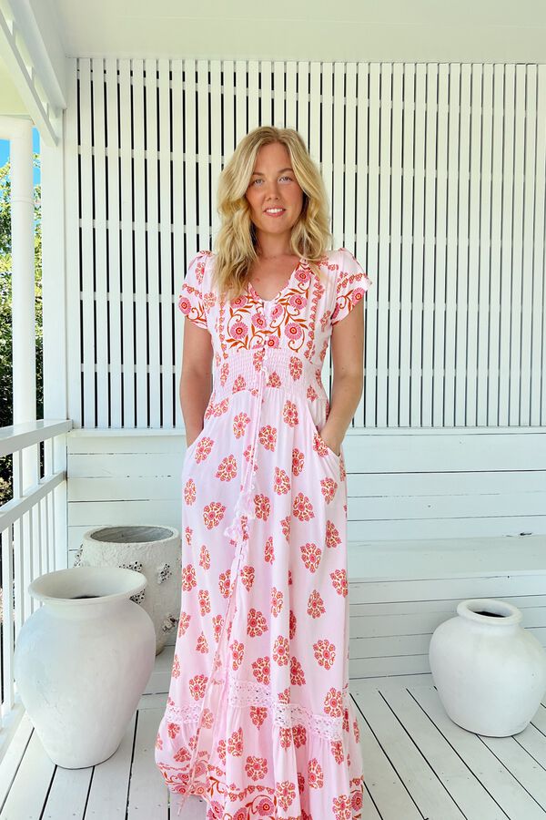 Jaase Vestido largo Romi Rosa