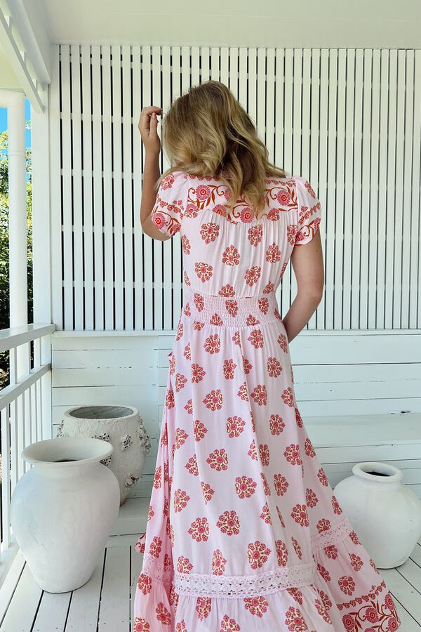 Jaase Vestido largo Romi Rosa