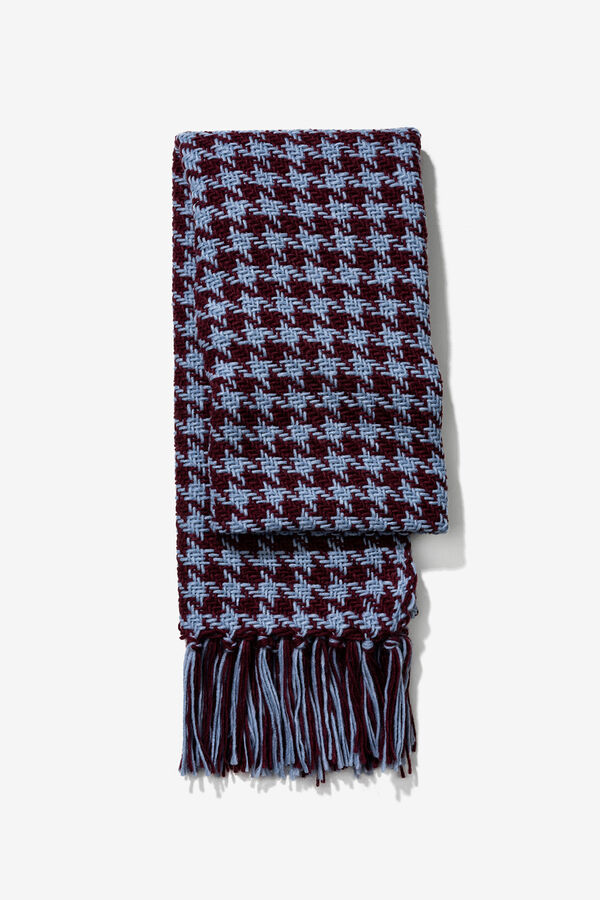 Vilanova Manta bufanda pata de gallo Multicolor