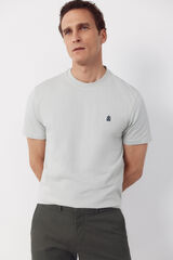 Cortefiel T-shirt b&aacute;sica Cinzento