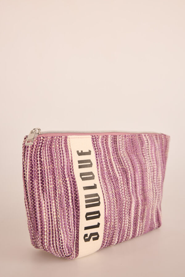 Slowlove Neceser tejido Lila