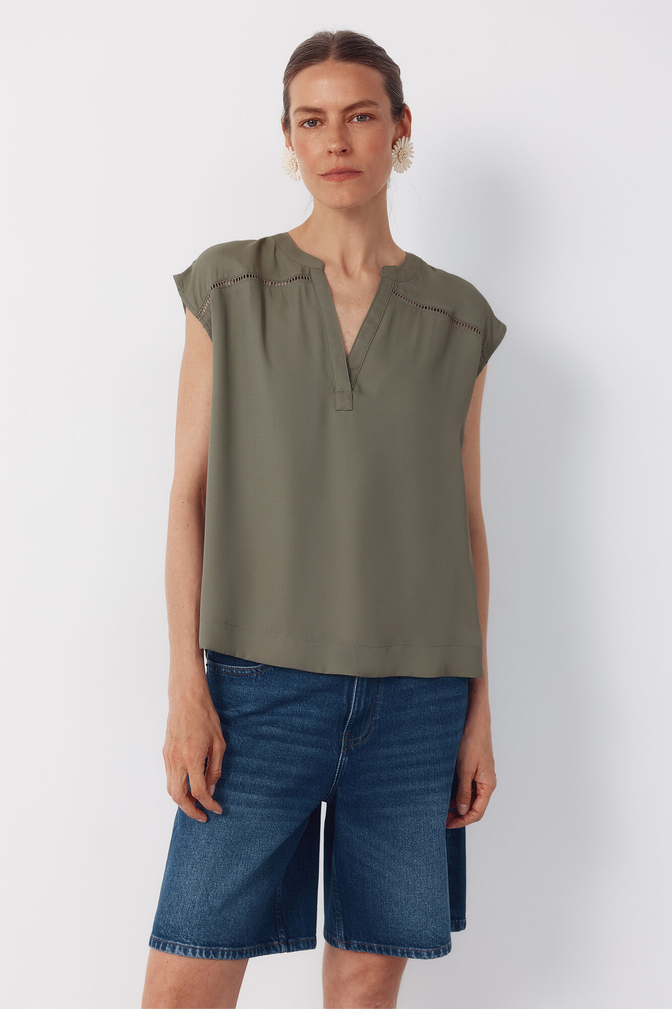 Cortefiel Blusa entred&oacute;s