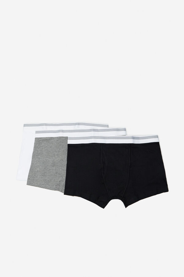 Cortefiel 3-pack jersey-knit boxers Multicolour