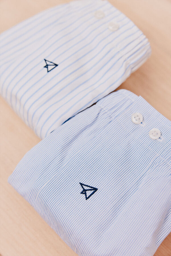 OOTO Pack 2 boxer tela Blue