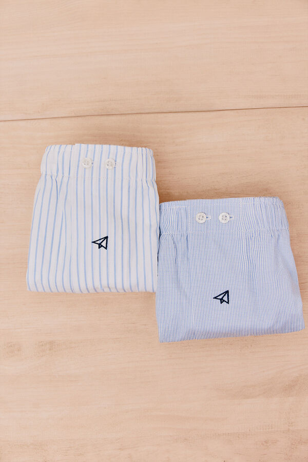 OOTO Pack 2 boxer tela Blue