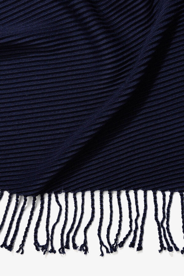 Vilanova Pa&ntilde;uelo Estampado Paisley Azul marino