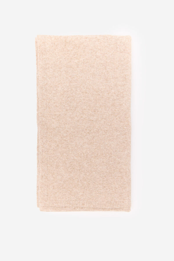 Cortefiel Bufanda de punto Camel