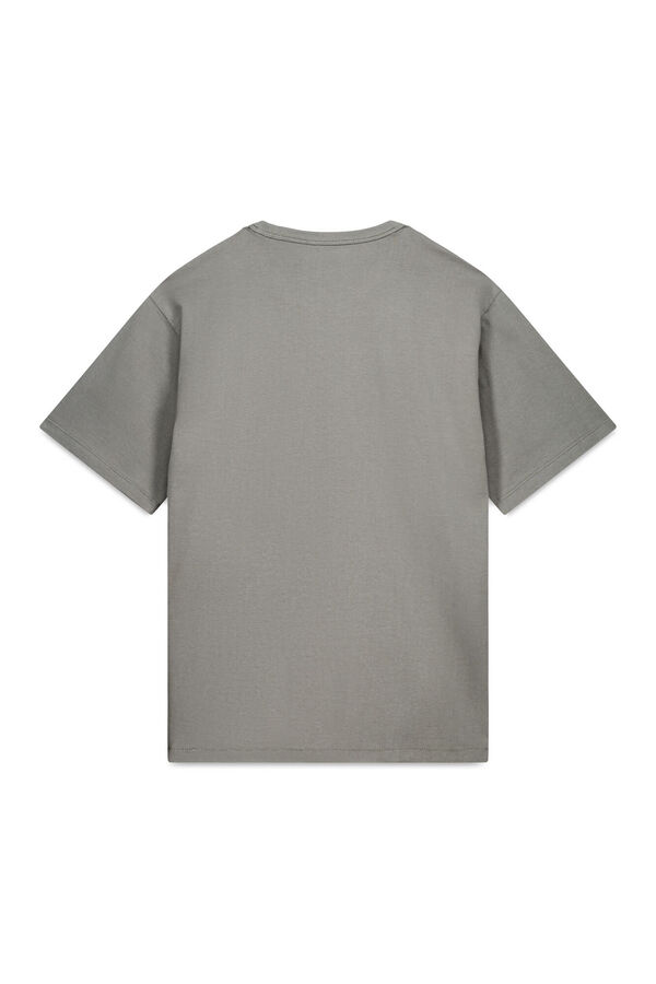 OOTO Camiseta gr&aacute;fica lavada Kaki