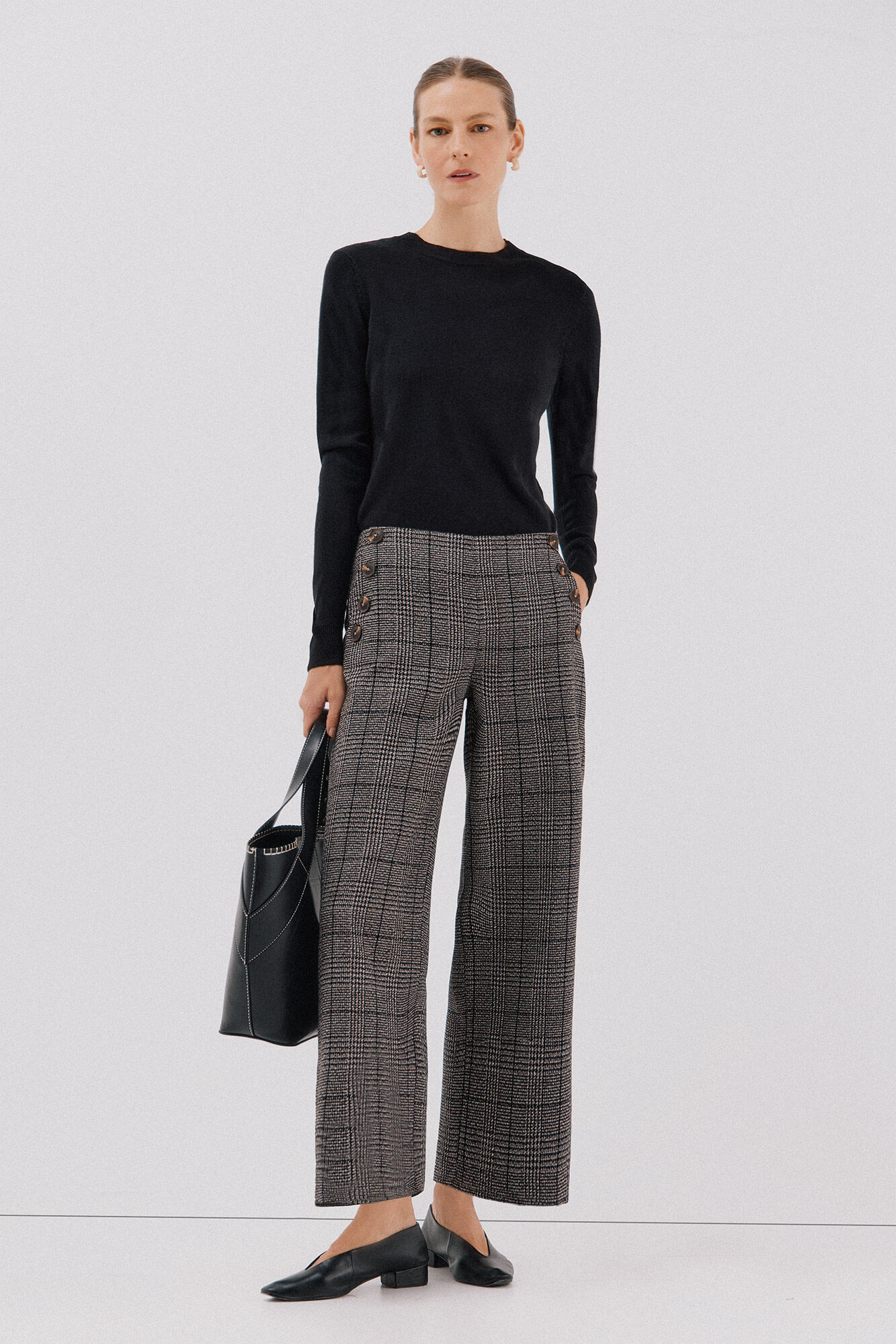 Cortefiel Cesta com costura