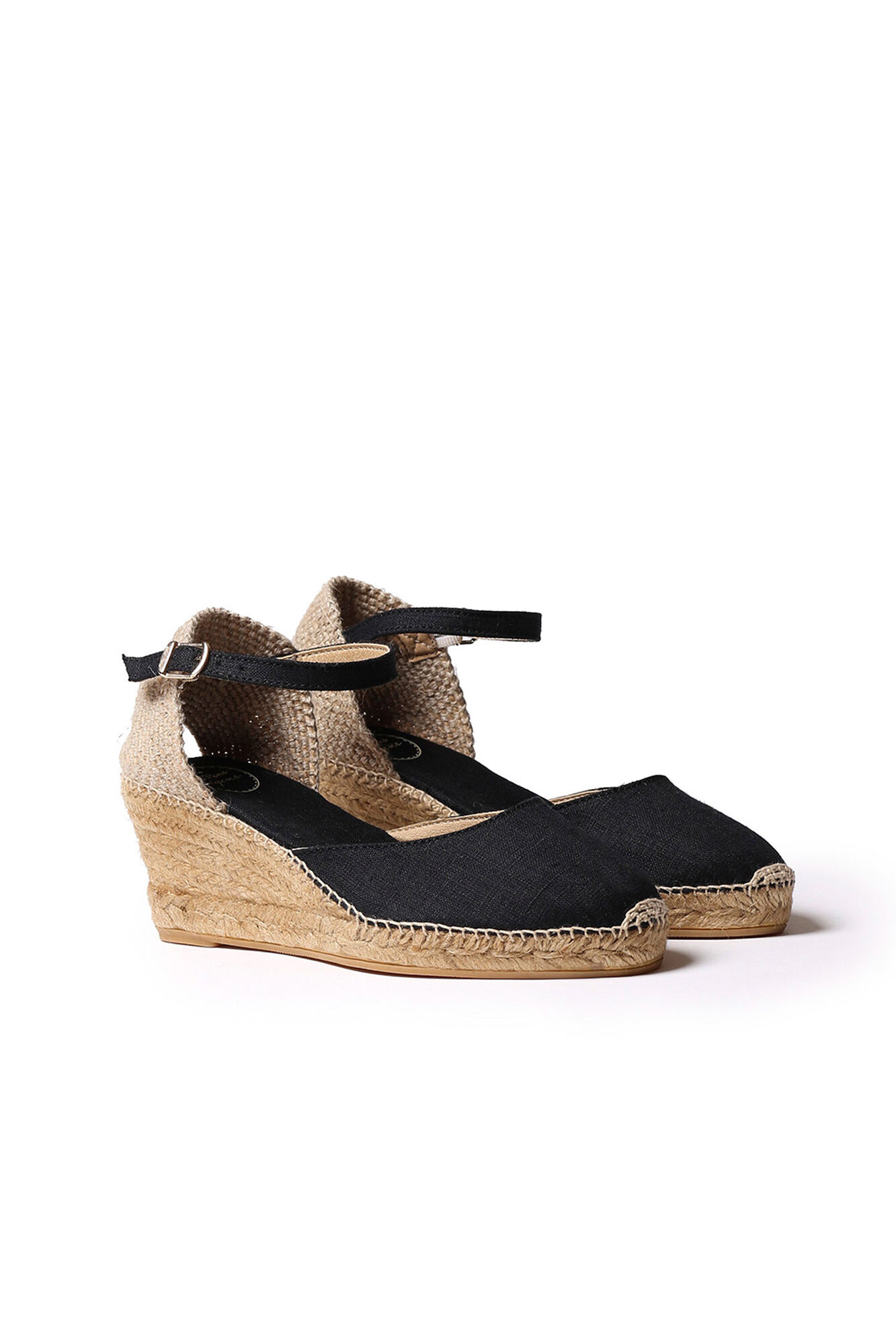 Toni Pons Espadrille de linho com fecho de fivela