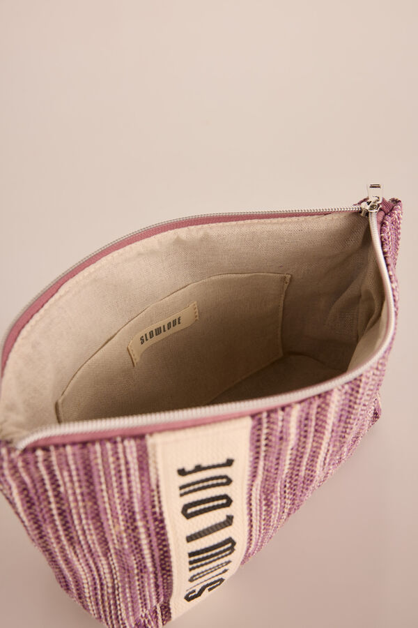 Slowlove Neceser tejido Lila