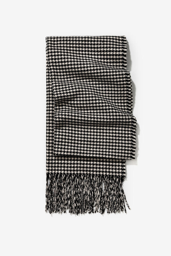 Vilanova Manta Bufanda Pata de Gallo Negro