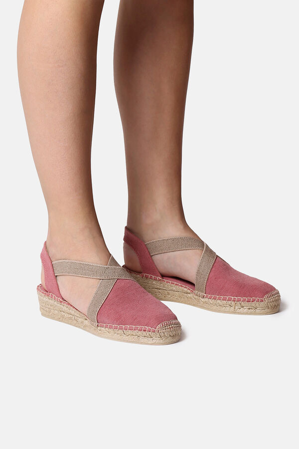 Toni Pons Alpargata de cu&ntilde;a baja con el&aacute;sticos Coral