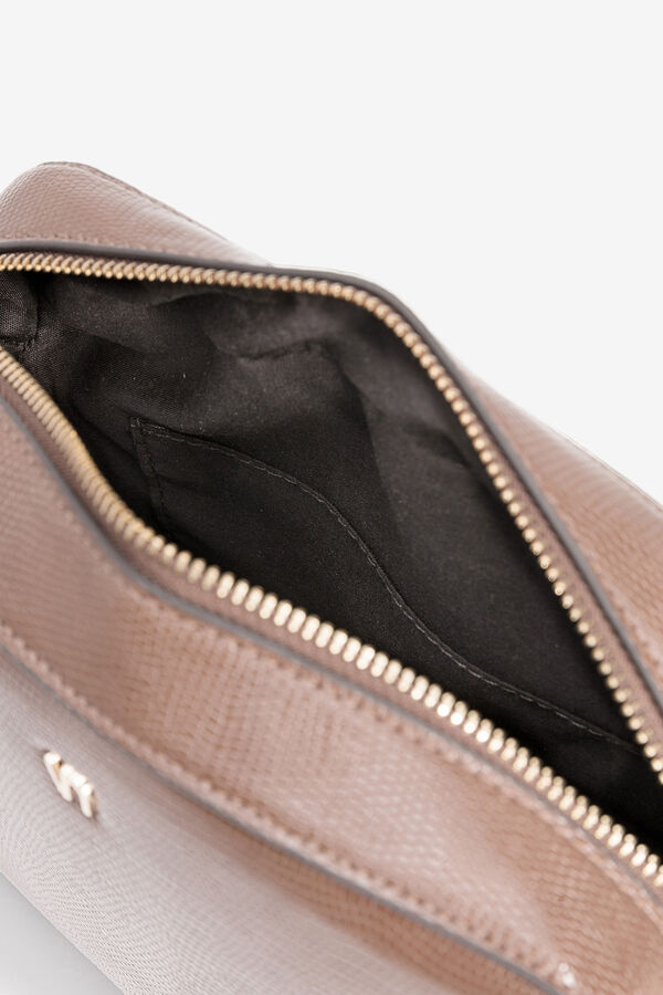 Vilanova Bolso Bandolera Efecto Serpiente Beige