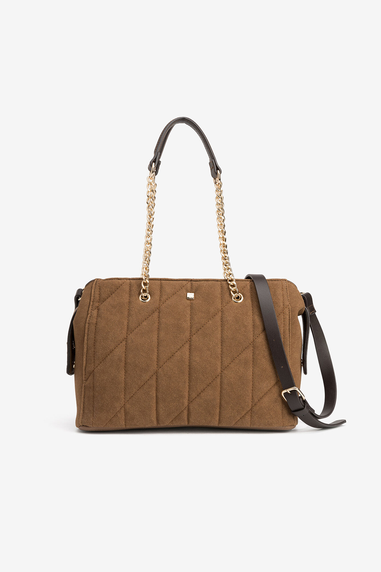 Vilanova Mala City acolchoada com efeito camur&ccedil;a