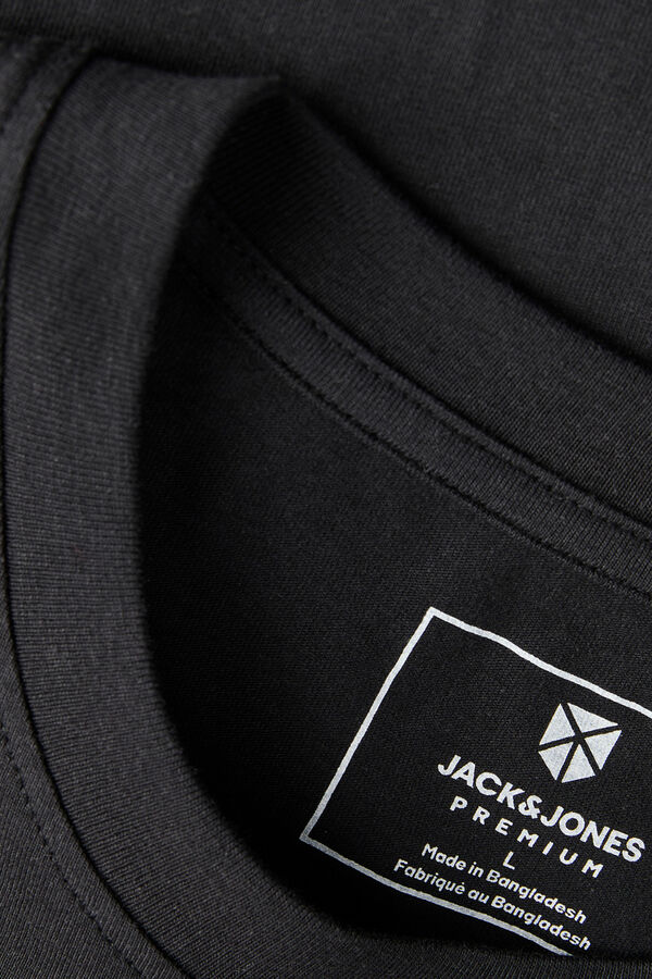 Jack & Jones Camiseta logo manga corta Negro